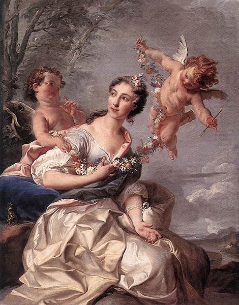 Portrait of Madame de Bourbon-Conti as Venus, unknow artist